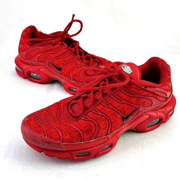 Nike Air Max Plus “University Red” DD9609-600 Men’s Size 8.5 Running Shoes READ - Picture 1 of 9